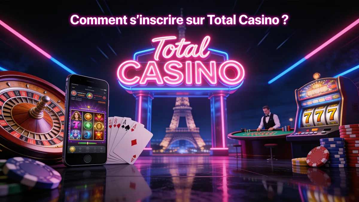 Comment s'inscrire sur Total Casino ? pour les joueurs en France
